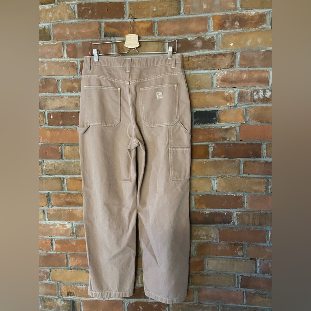 ARITZIA TNA the greenwich pant cargo carpenter straight leg pants size 10 - Picture 5 of 7